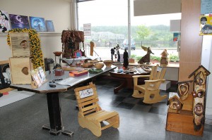 All kinds of hand crafted goods are available at the centre!