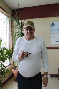 Don Taylor with his new pet