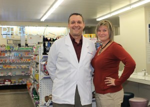 Ryan and Jessica Post….Your hosts at Lewis Drug Store!
