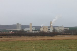 PotashCorp mining facility in Penobsquis. The air smells as funky as it looks!