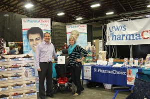 Ryan & Jessica Post from Lewis PharmaChoice had that super fun Sands Alive toy at their booth