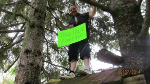 Chris thinks that a tree house campground or cottages  in the trees  would be totally awesome! 